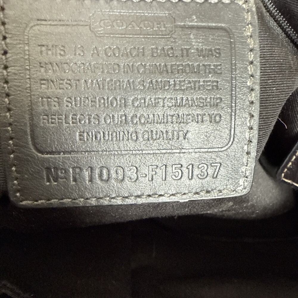 Coach Chelsea Multifunction Carry-All Bag Brown Flaws Q - Picture 14 of 15